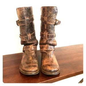 Steve Madden brown leather boots